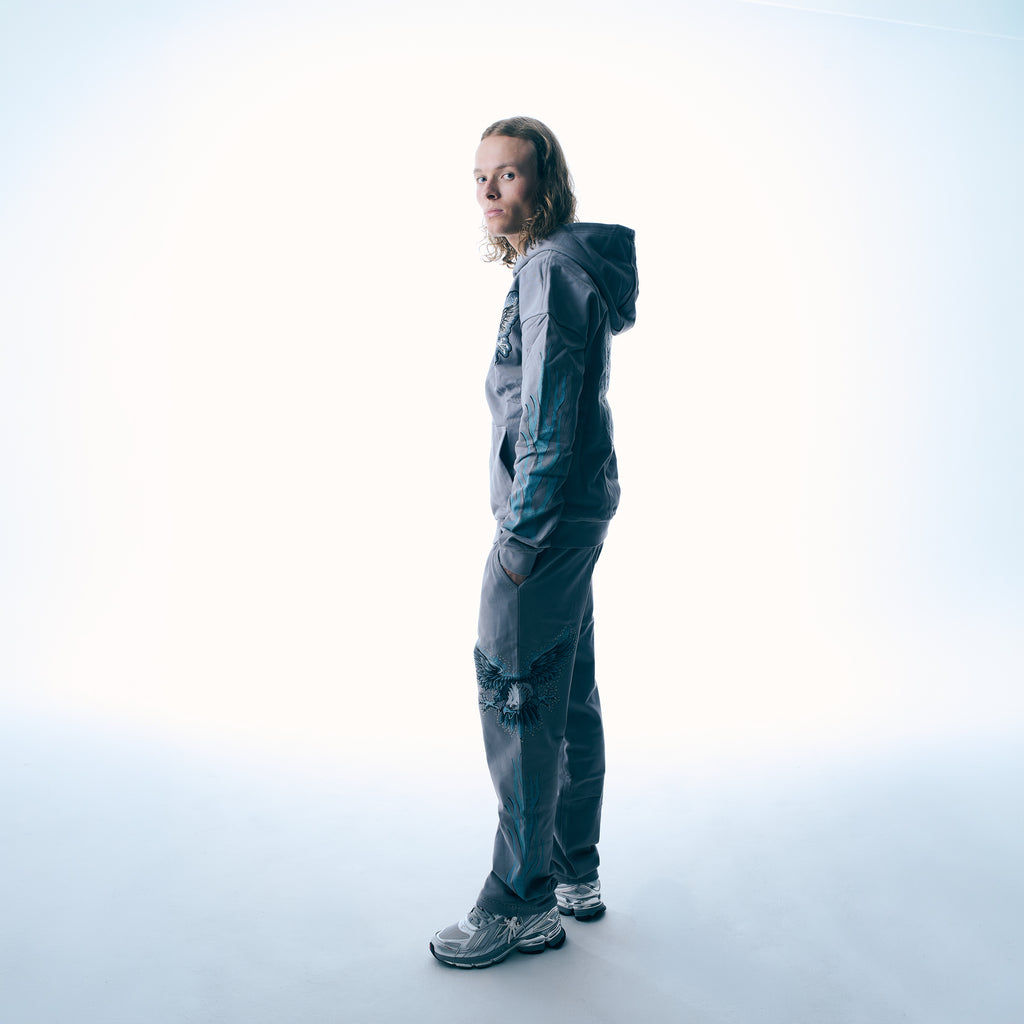 SUR LA LUNE TRACKY - GREY & ICE BLUE